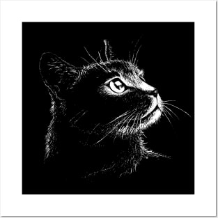 Cat Portrait Posters and Art